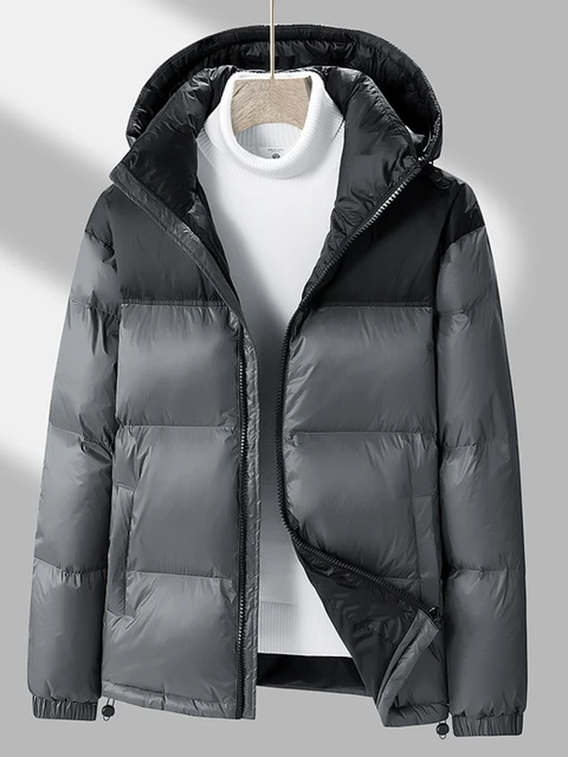 Winter Thick Warm Men'S down Jacket Korean Fashion 90% White Duck down