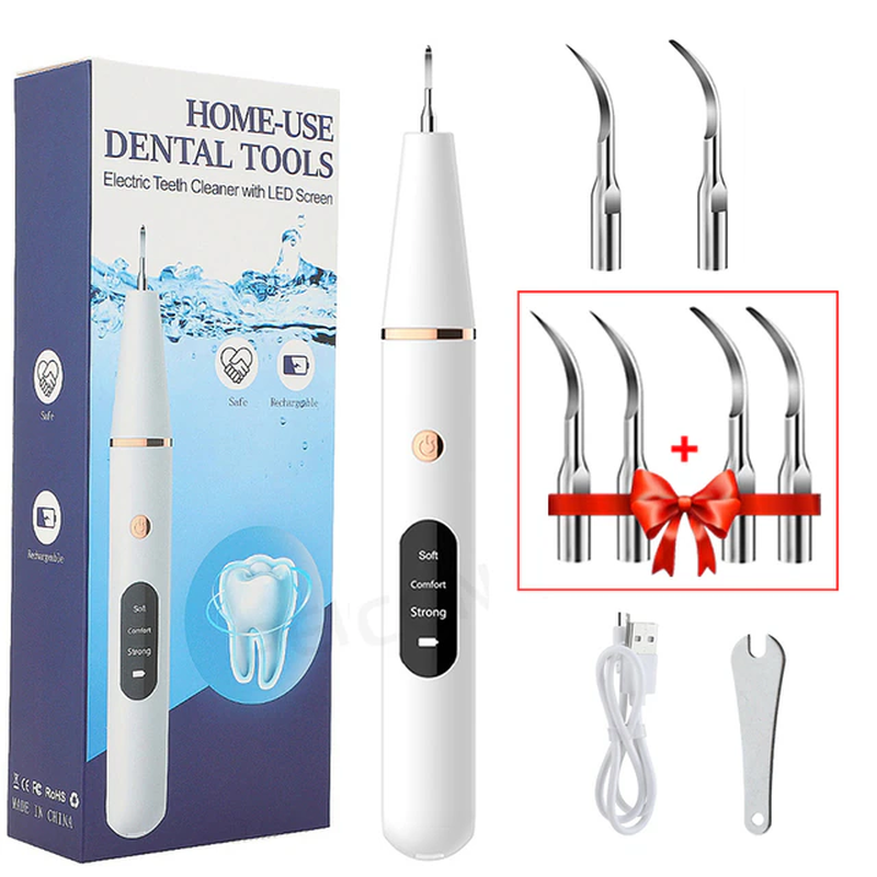 Thumbnail: Ultrasonic Dental Scaler for Teeth Tartar Stain Tooth Calculus Remover Electric 