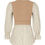 Miniatura: Casual Khaki Colorblock Ruffle Dress