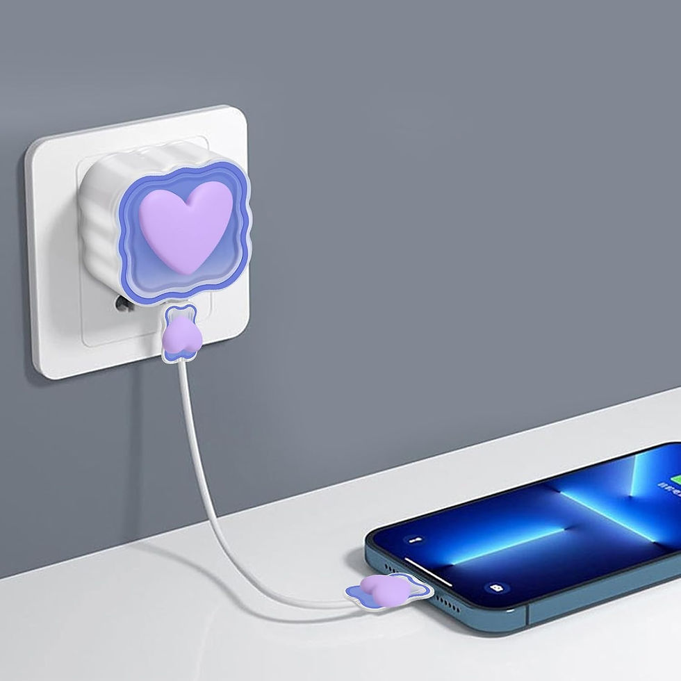 Miniatura: Heart Cable Protector & Charging Cord Set