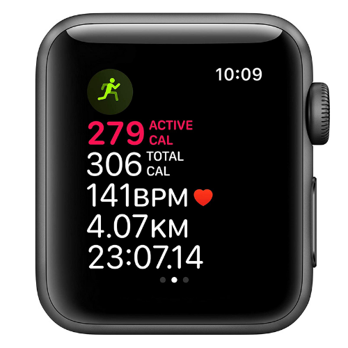 Thumbnail: Apple Watch Series 3 (38mm) GPS - Aluminium Case - GPS - Midnight Black - A1858