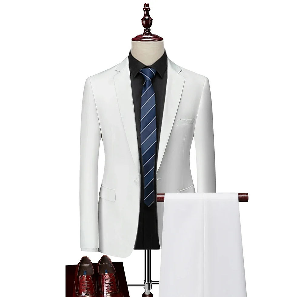 Miniatura: Men Business Blazers Jacket Vest Trousers High End Wedding Party Groom Suit 3 Pi