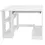 Miniatura: Premium Wooden Computer Desk with Storage Shelves – Durable & Stylish Workstation for Home & Office
