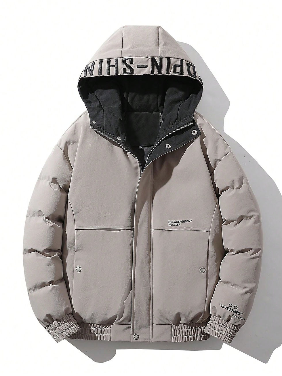 Thumbnail: Men's  Coat Thicken Warm Winter Hooded Windbreaker