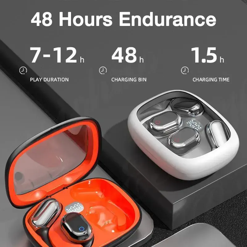 Miniatura: Transparent Bluetooth Earphones | Wireless, 48-Hour Playtime, Waterproof, Hi-Fi