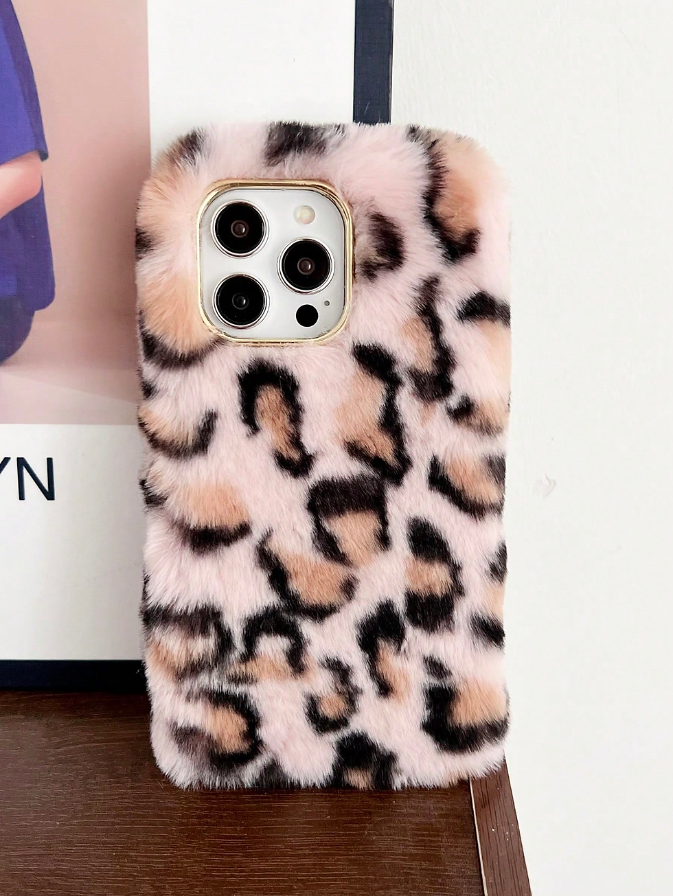 Thumbnail: iPhone Case Protective Anti Bump Plush Pink Panther Design