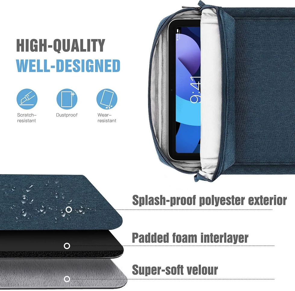 Thumbnail: Tablet Sleeve Bag for Ipad Pro 12,9,11 Ipad 10 Air 5,4,3,10,9 10.2 Inch 9Th 8T