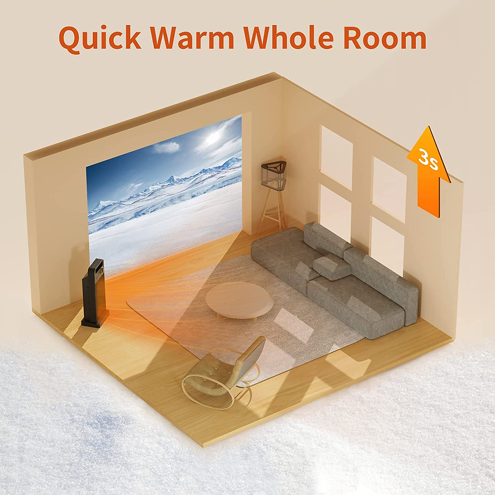 Miniatura: Electric 2000W Ceramic Fan Heater