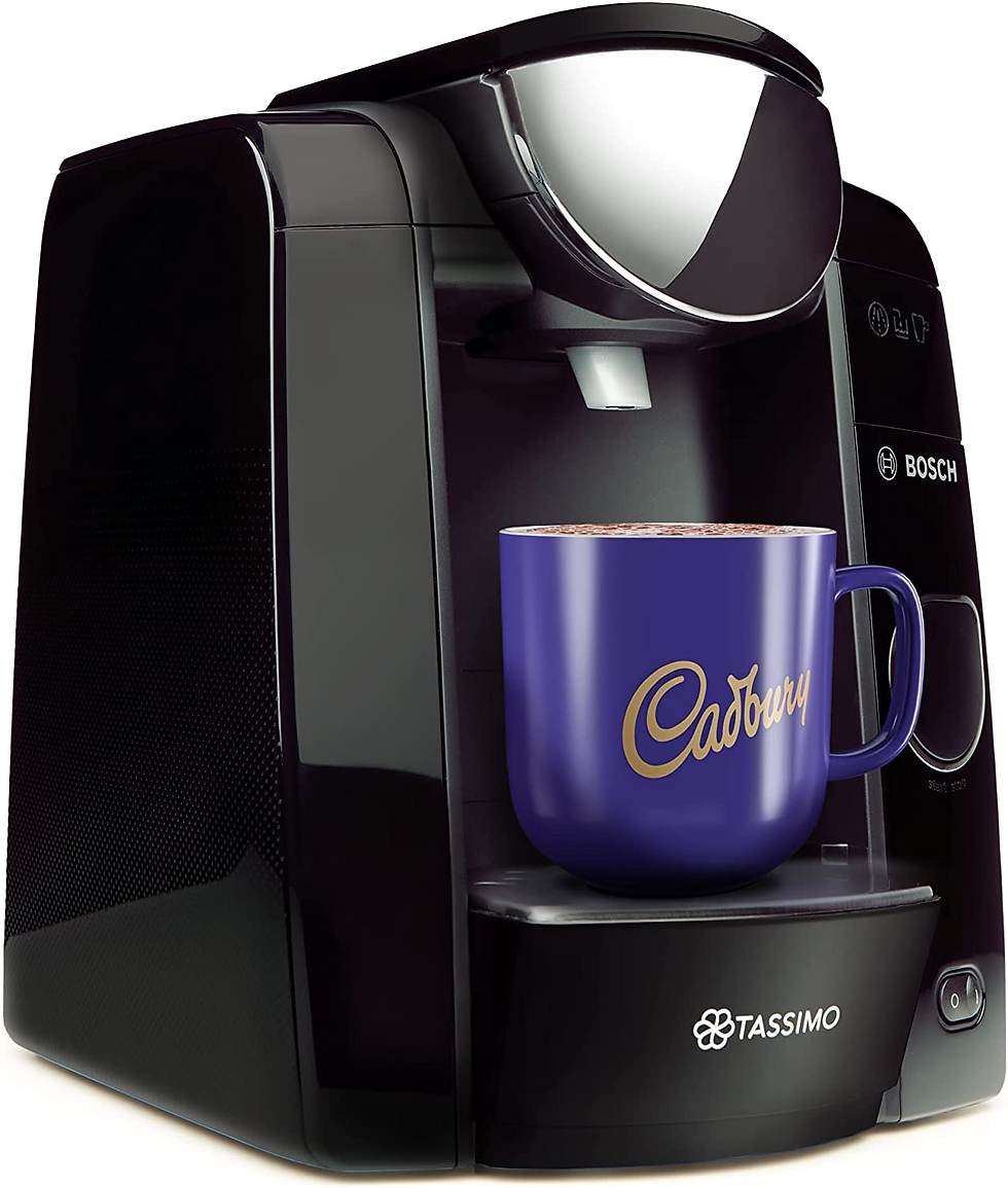 Thumbnail: Black Tassimo Joy Coffee Machine - 1300W, 1.4L Capacity TAS4502NGB