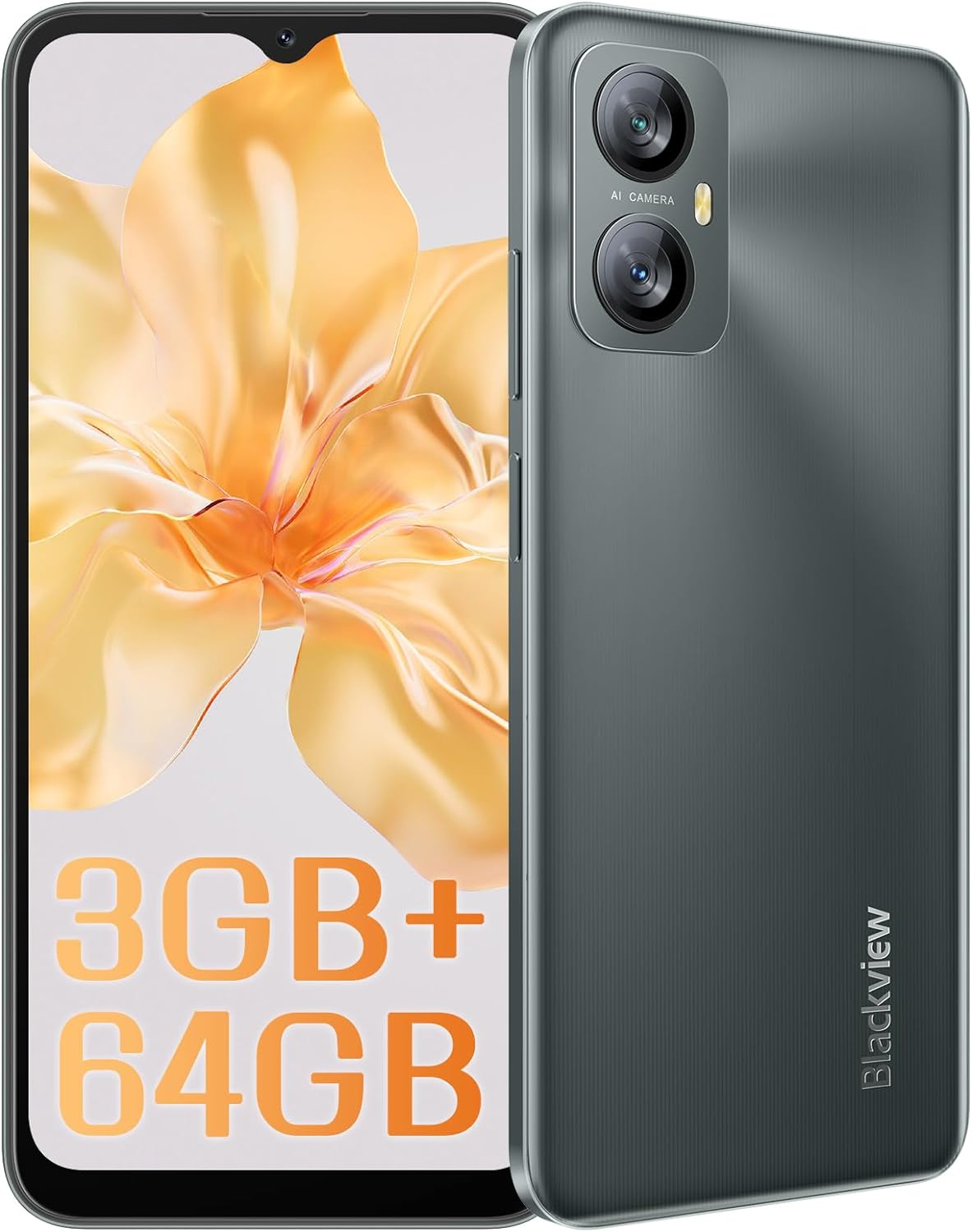 A52 Mobile Phones(2023), Android 12 Smartphone, 5180Mah, 3GB+64GB/1TB, Octa-Core