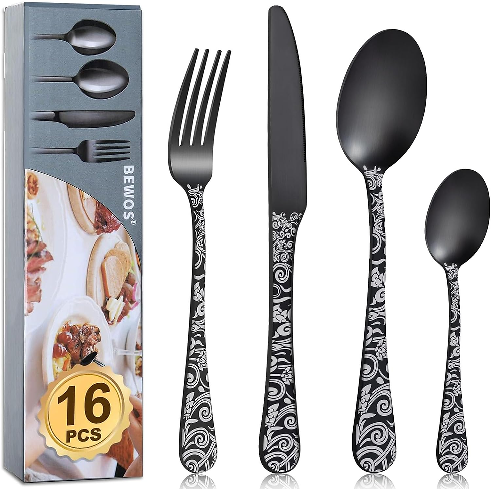 Miniatura: Cutlery Set,  16-Piece Stainless Steel Flatware Set,