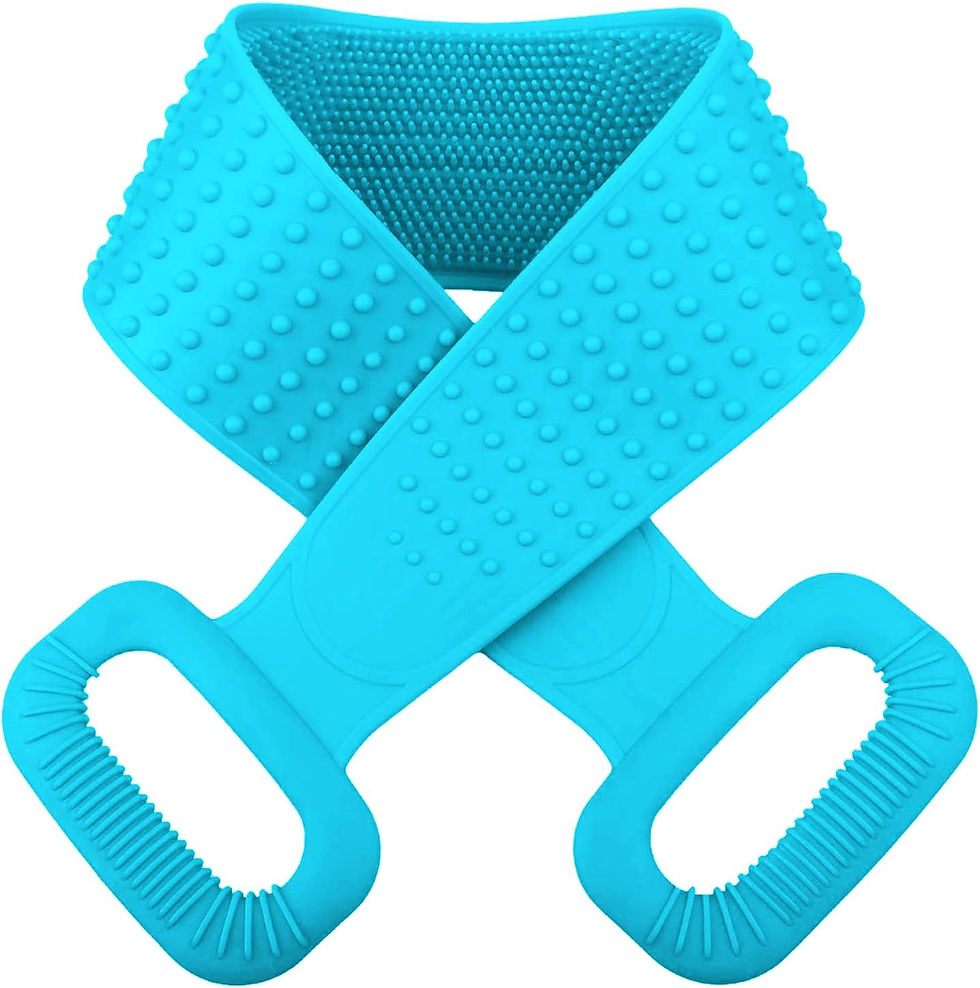Miniature : Body Brush Back Scrubber, Silicone Bath Shower Brush for Women and Man, Soft Exf