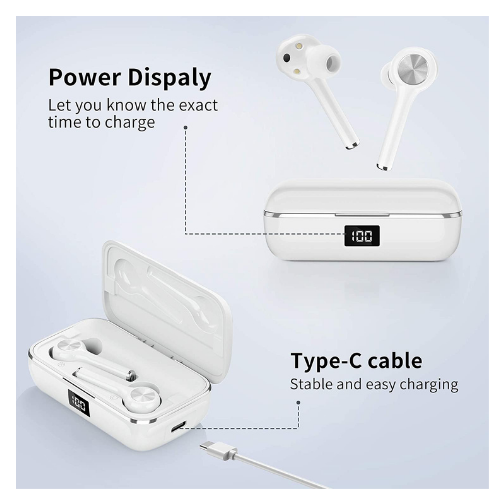 Mihoto O2 Wireless Bluetooth Earbuds With Noise Cancelling Mic