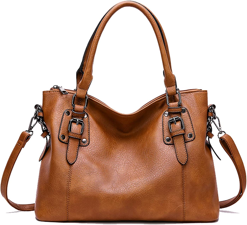 Miniatura: Womens Handbags Soft Leather Retro Vintage Designer Top-Handle Casual Pocket Lad