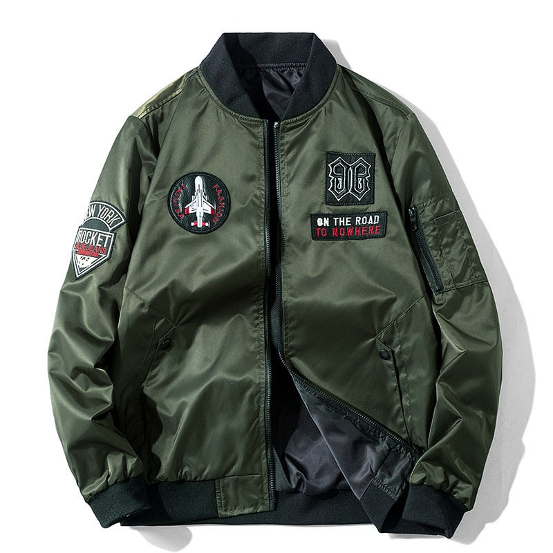 Miniatura: Twilight bear Mens Bomber Jacket Both Sides Wearable