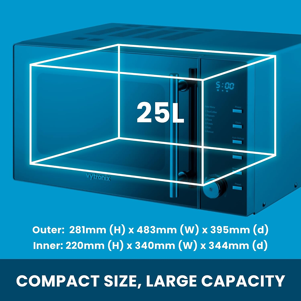 Miniature : Vytronix 900W Microwave: Efficient Cooking Companion