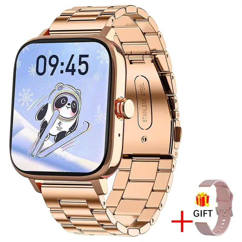 Miniatura: Men Smart Watch Women Custom Dial Smartwatch for Men Android IOS Waterproof Blue