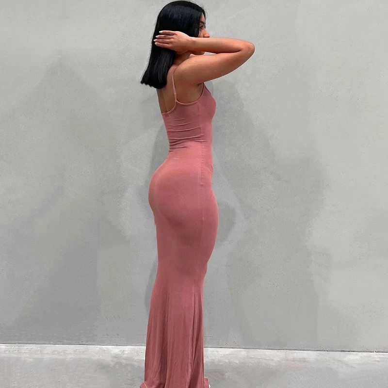 Miniatura: Satin Slip Bodycon Maxi Dress.