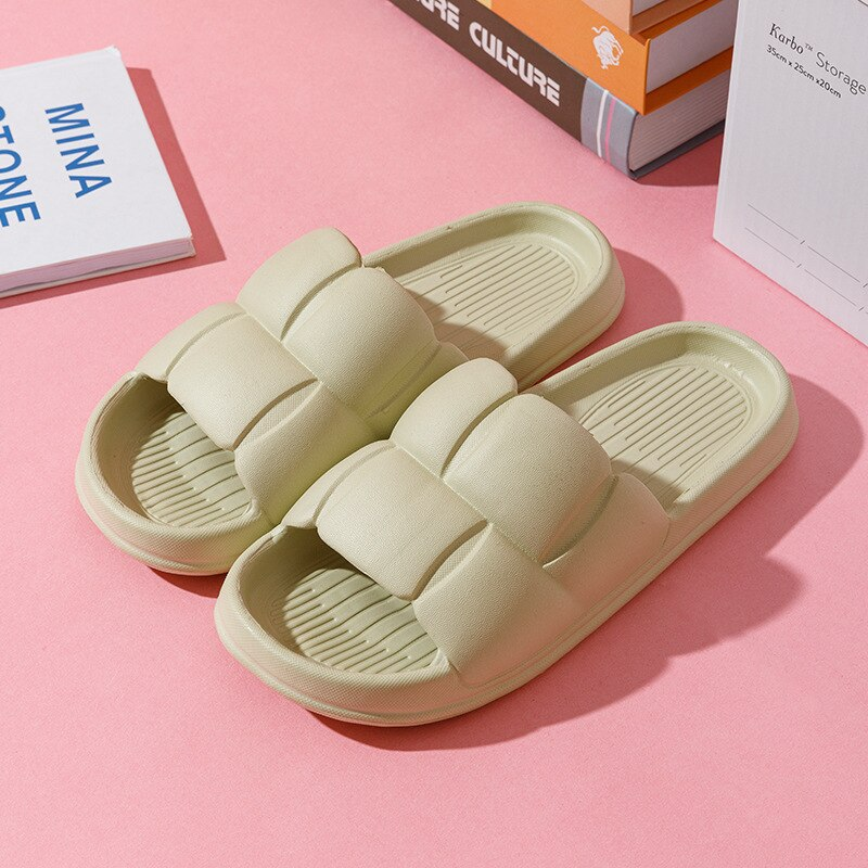 Thumbnail: EVA Thick Flat Bottom Slippers .