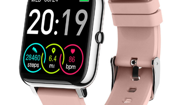 Rinsmola P22D 1.4" Full Touch Screen Fitness & Health Tracker For iOS/Android