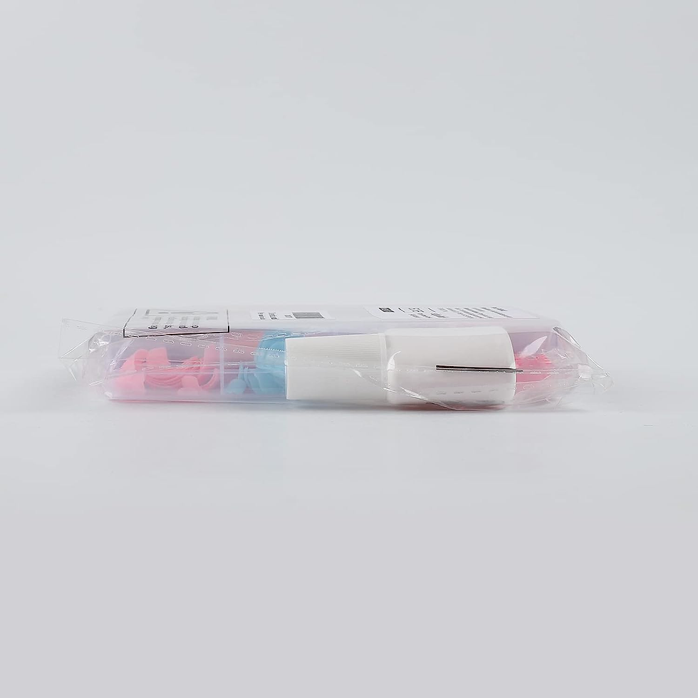 Miniatura: 12 Colors False Toenails Tips with Glue,  Short Square Press on Toenails Full.