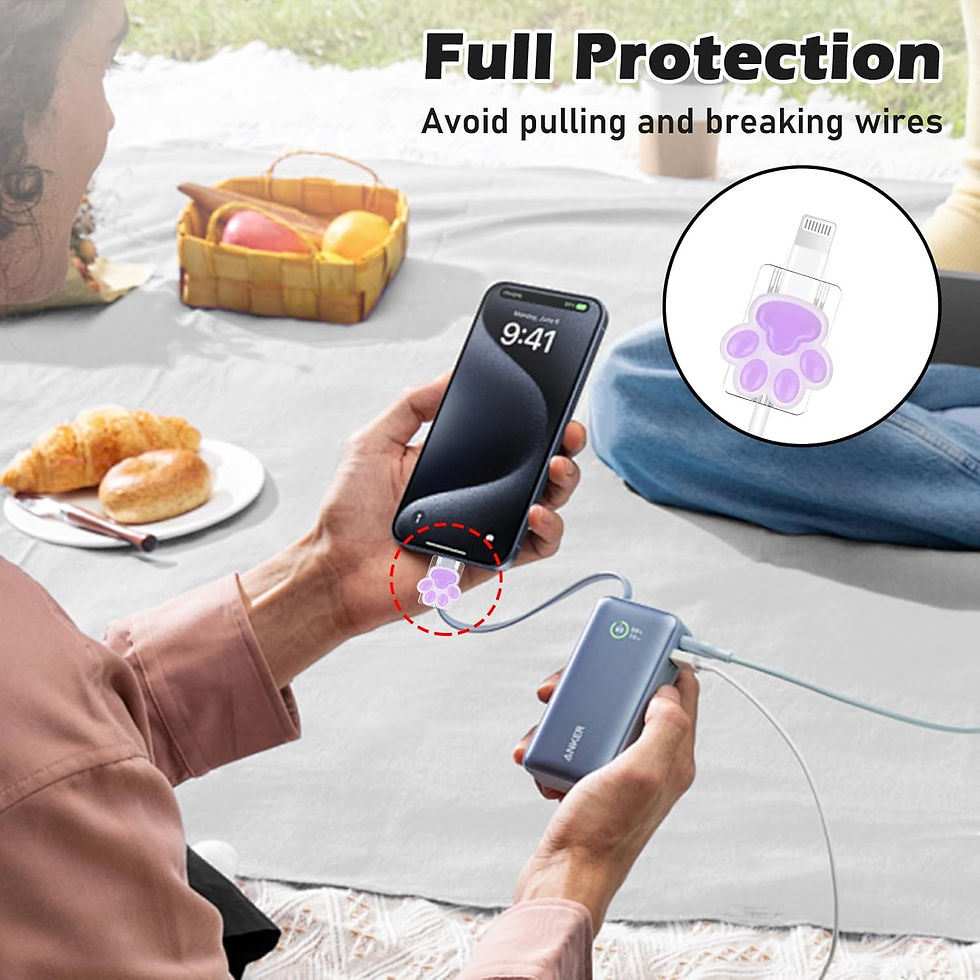 Miniatura: Heart Cable Protector & Charging Cord Set