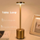 Thumbnail: Simple LED Rechargeable Touch Metal Table Lamp Three Colors Bedside Creative Amb
