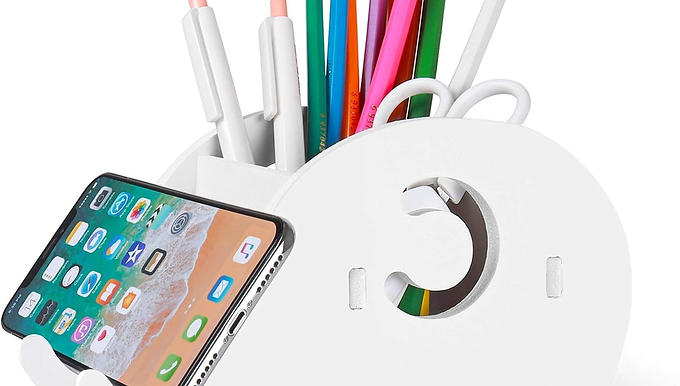 Elephant-themed Desk Organizer: Functional and Adorable Office Accessory