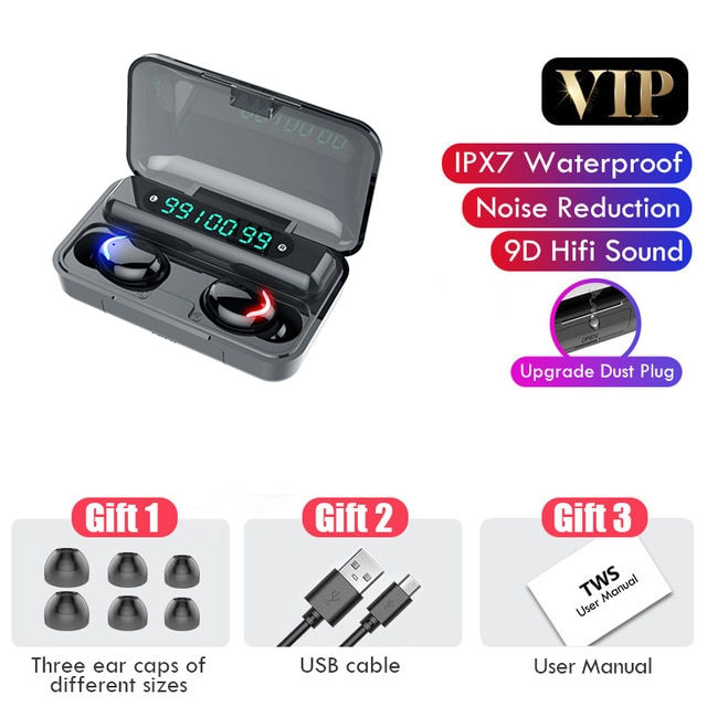 Thumbnail: Centechia F9 True Wireless Bluetooth Earbuds