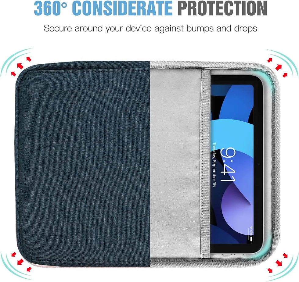 Thumbnail: Tablet Sleeve Bag for Ipad Pro 12,9,11 Ipad 10 Air 5,4,3,10,9 10.2 Inch 9Th 8T