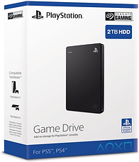 Seagate Game Drive for PS5 and PS4 – 2TB Portable External Hard Drive, Black
