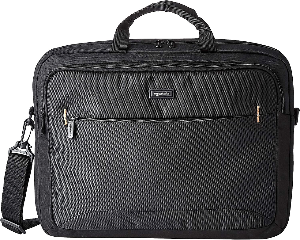 Miniatura: Compact Laptop Shoulder Bag Carrying Case with Padded Strap and Zippered Accesso