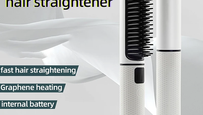 Electric Hot Multi-Function Wireless Hair Straightening Comb