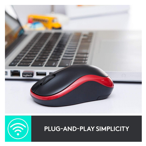 Thumbnail: Logitech M185 Wireless Mouse 2.4GHz with USB Mini Receiver - Long Battery Life