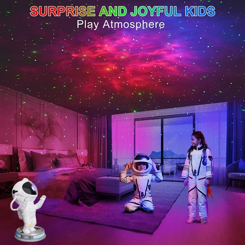 Thumbnail: 2023 Galaxy Star Projector Starry Sky Night Light Astronaut Lamp Home Room.