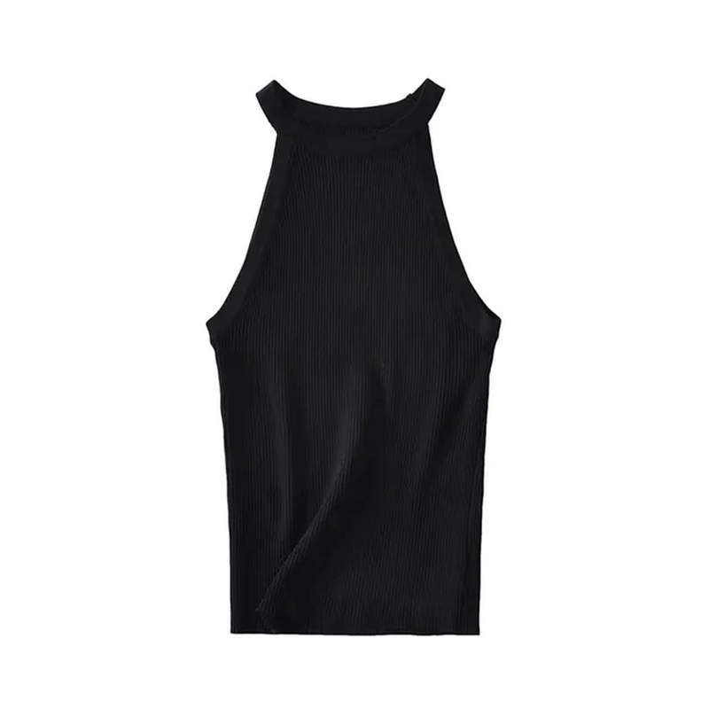 Miniatura: Women's Striped Basic Knit Tank Tops.