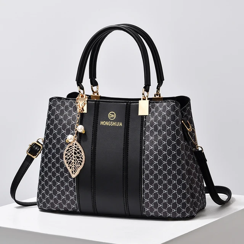 Miniatura: Elegant Women'S Handbags High Quality Leather Totes Bag Female Top-Handle Sac