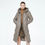 Miniatura: Women's Long Quilted Winter Coat with Hood – Lightweight, Warm, and Stylish