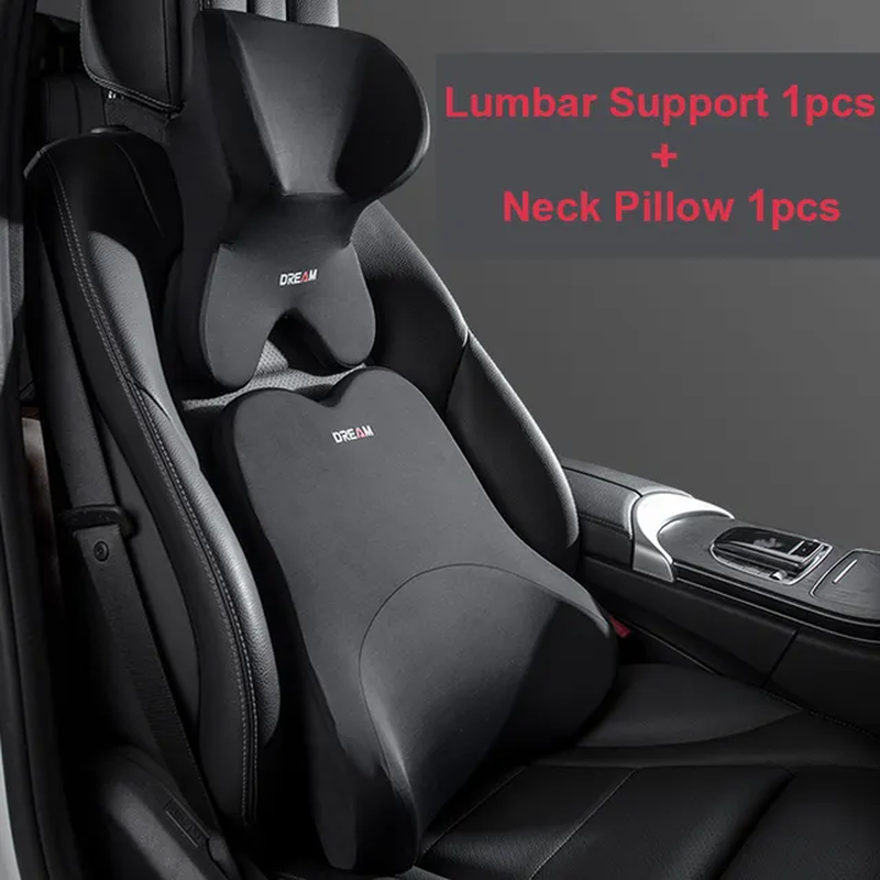 Miniatura: Car Lumbar Support Headrest Neck Pillow Support Universal Soft Neck Pillows Cush