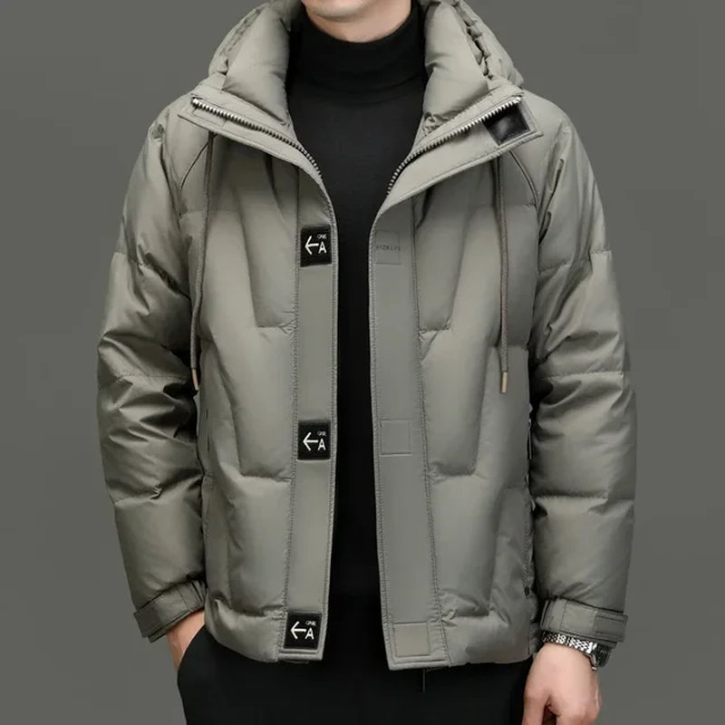 Miniatura: Men's Autumn and Winter New High-End Fashion Hooded Warm Jacket