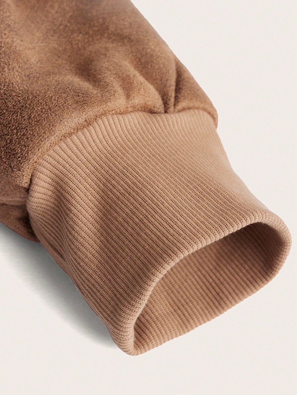 Miniature : Women Borg Collar Zip Up Crop Jacket