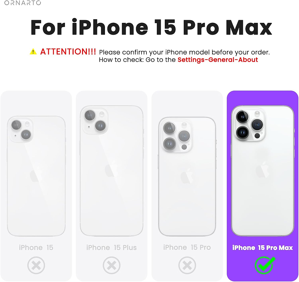 Miniatura: Magnetic Case for Iphone 15 Pro Max 6.7" Compatible with Magsafe, Slim Liquid Si