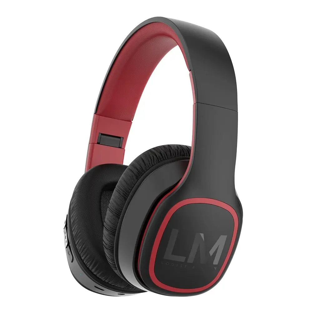 Louise And Mann Wireless Over Ear Headphones Bluetooth 5.3 Foldable With Mic