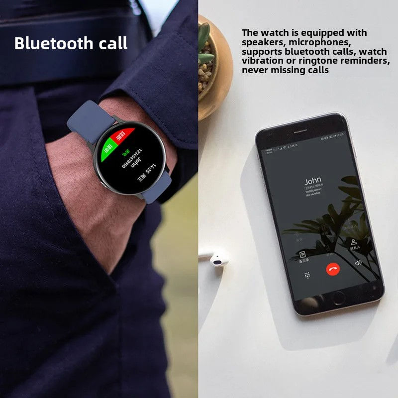 Miniature : Bluetooth Smartwatch with Fitness & Health Tracking – Black