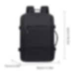 Travel Backpack Expandable USB Bag Large Capacity Waterproof
