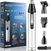 Cleanfly Cordless 4 in 1 Ear /Nose/ Eyebrow Hair Trimmer
