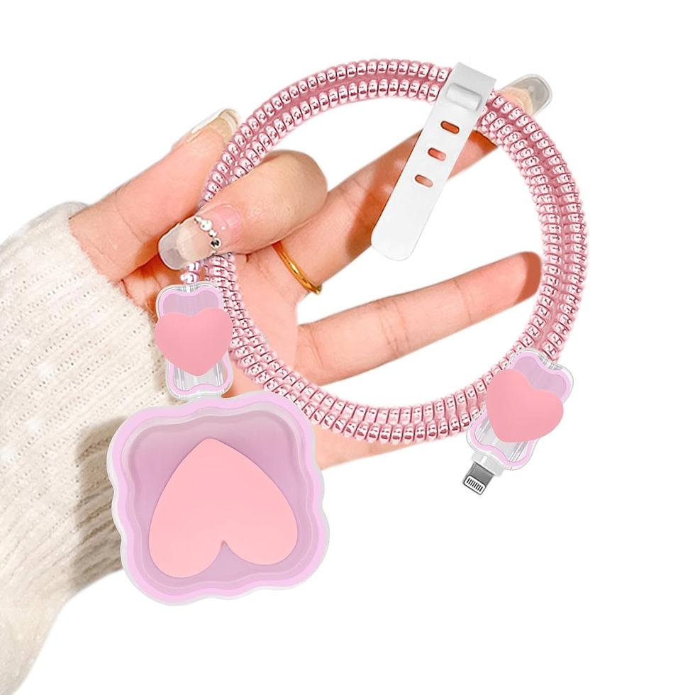 Miniatura: Heart Cable Protector & Charging Cord Set