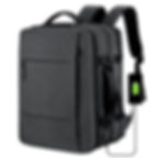 Travel Backpack Expandable USB Bag Large Capacity Waterproof