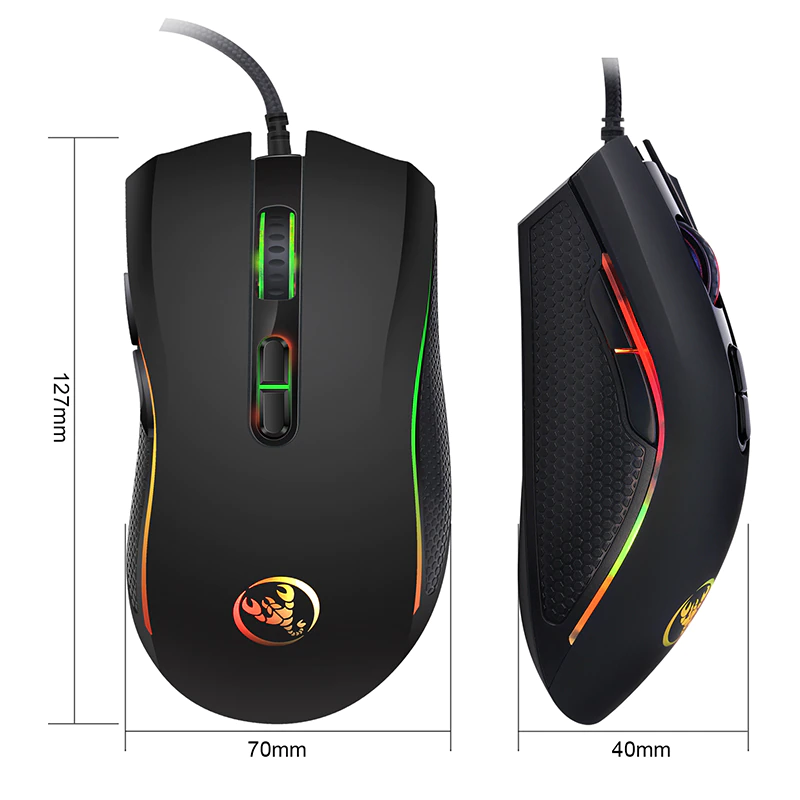 Miniatura: 7 Button 3200DPI LED USB Gaming Mouse