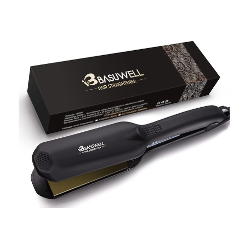 Thumbnail: Basuwell Professional Hair Straighteners Wide Plates